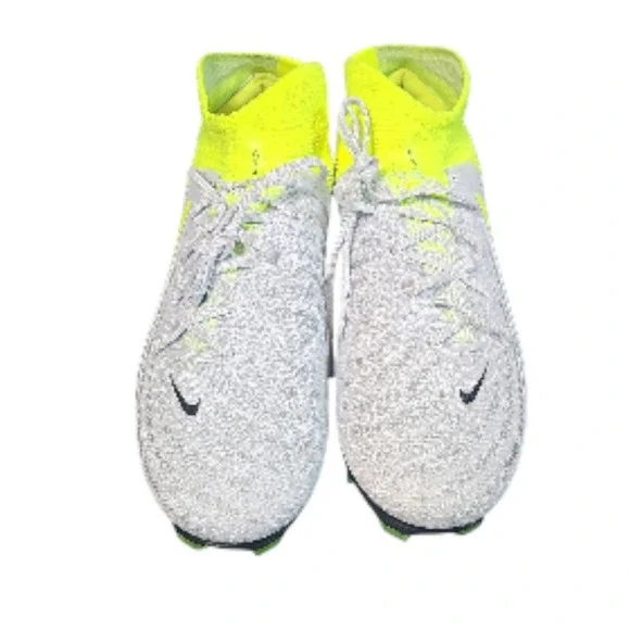 Nike Phantom Luna 2 Pro FG Soccer Cleats Neon Yellow White DV3166 700 Men 10.5